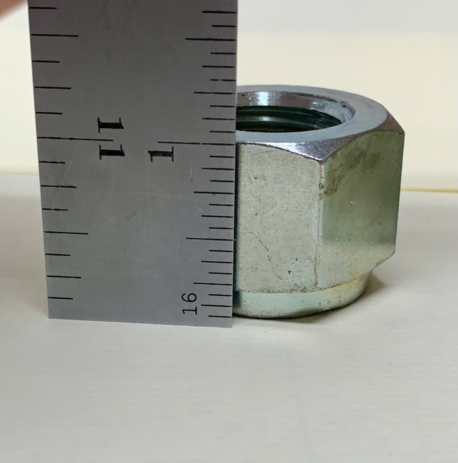 (2) 7/8″-9 Locknut Nylon Insert Lock Nut Steel Zinc Grip Nyloc 7/8-9 .875