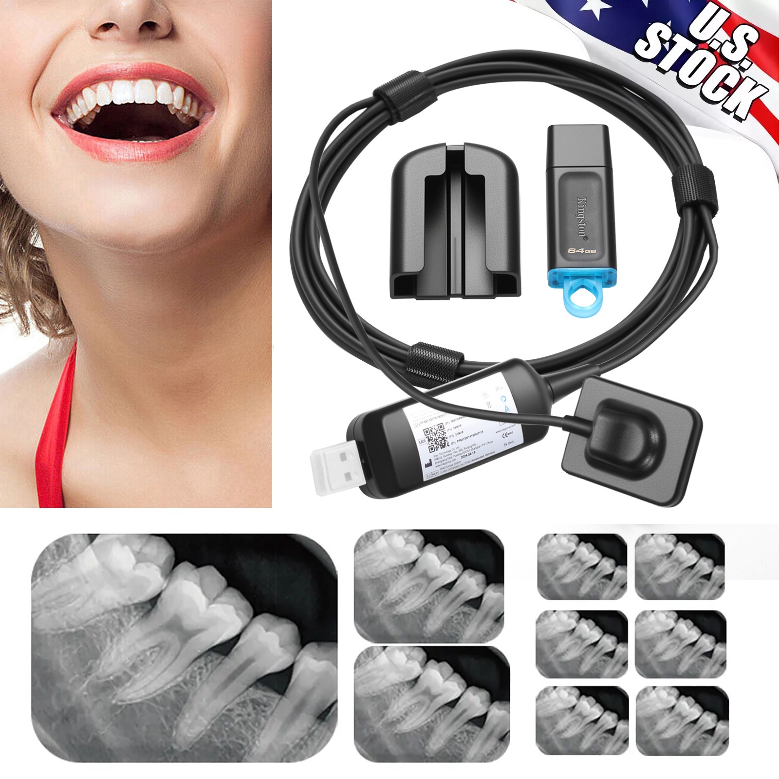 10* big head Dental High Speed Handpiece Push Turbine 4 Holes Fit NSK Pana Max