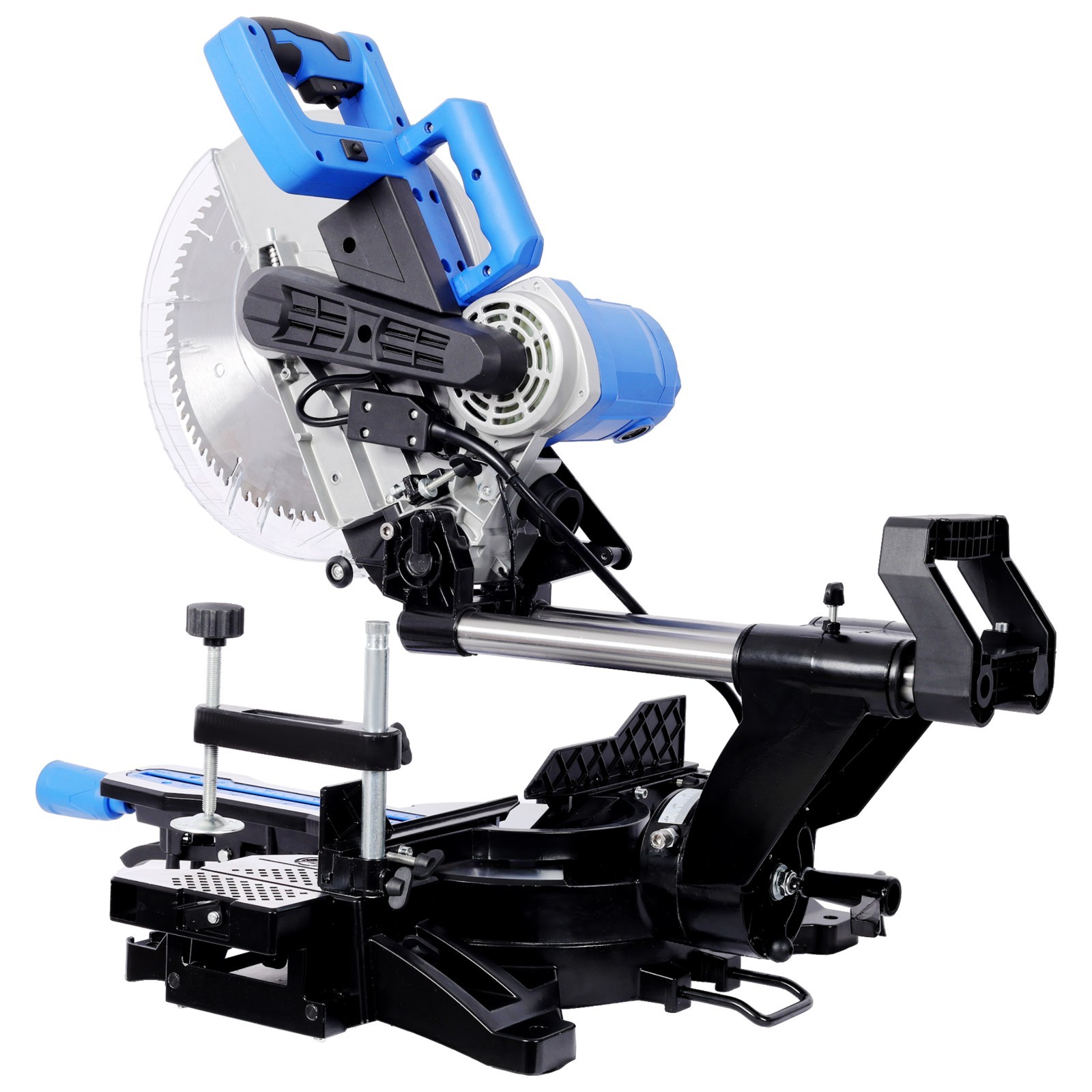 12″ 80-Tooth Blade Dual Bevel Sliding Miter Saw w/ Laser Guide 15Amp Motor 2000W