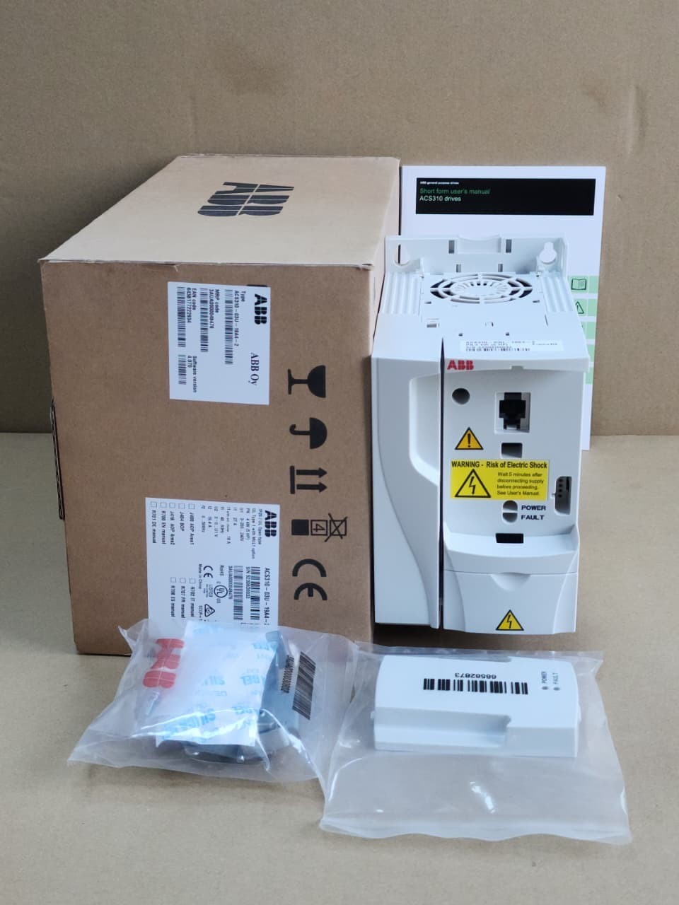 ABB ACS310-03U-19A4-2 Frequency Converter 5 HP 200-240V 3-Phase PID Control