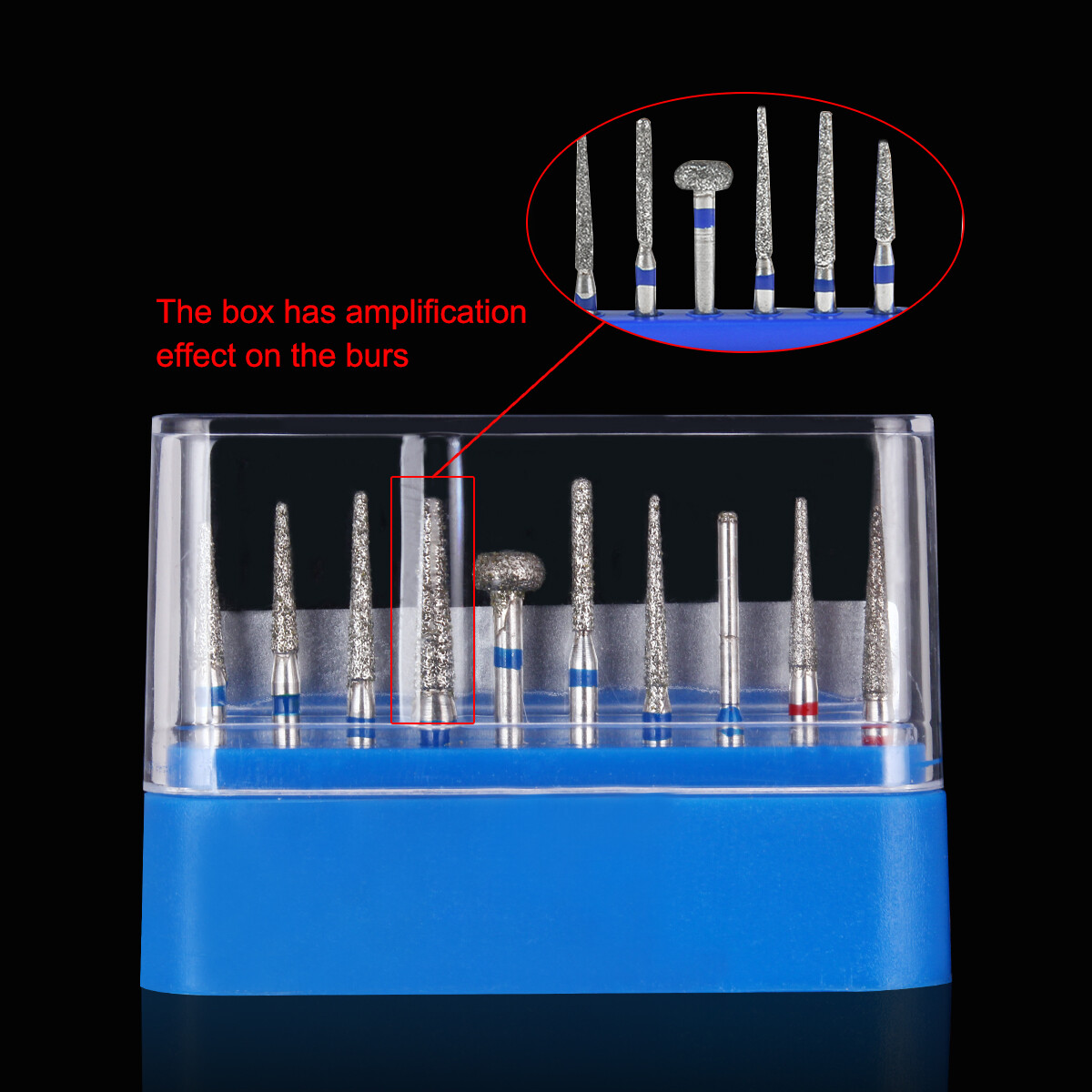 50Types Dental Surgical FG Diamond Burs Kit Fit High Speed Handpiece AZDENT