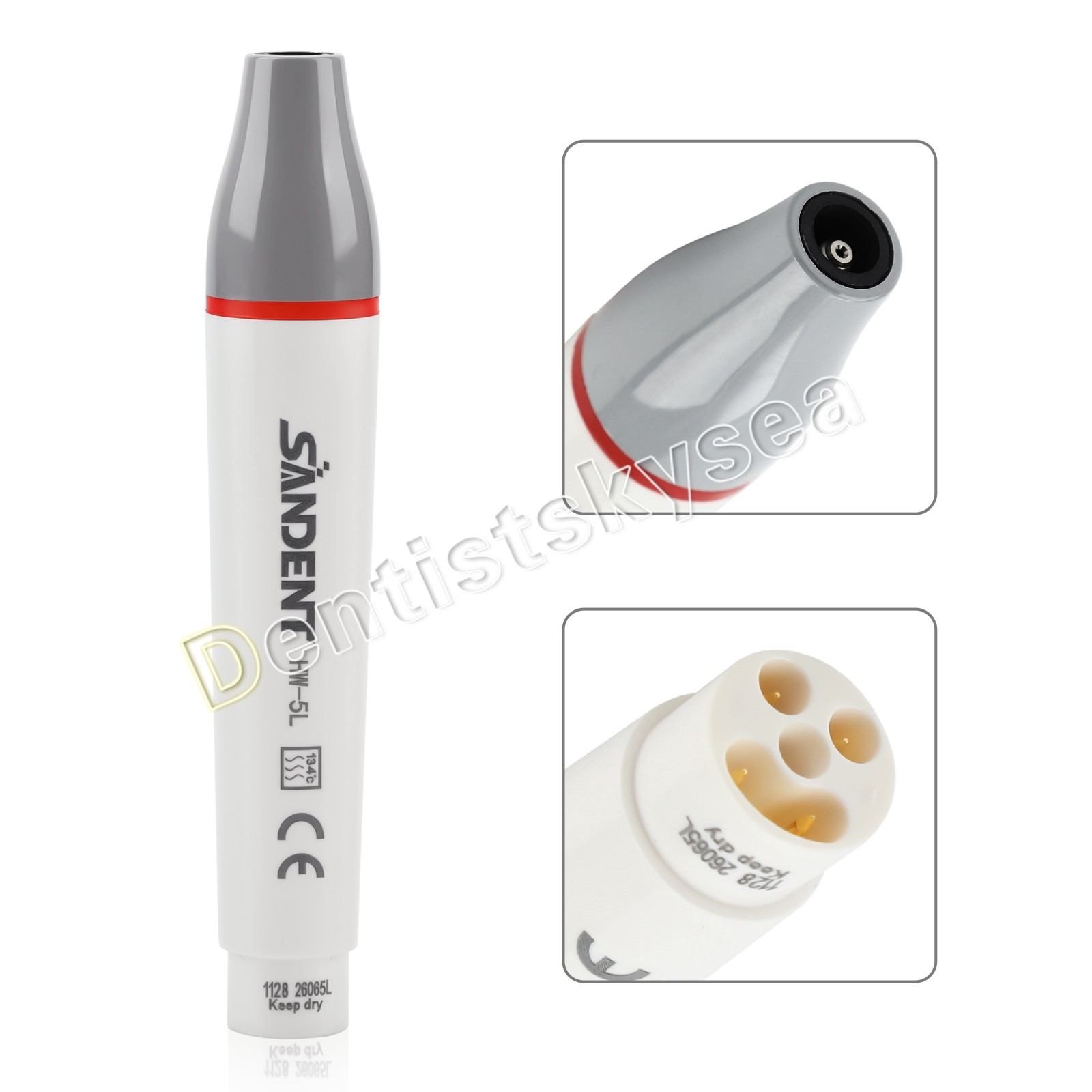 HW-6L Dental Ultrasonic Scaler Handpiece with LED Fit EMS SKYSEA SATELEC NSK