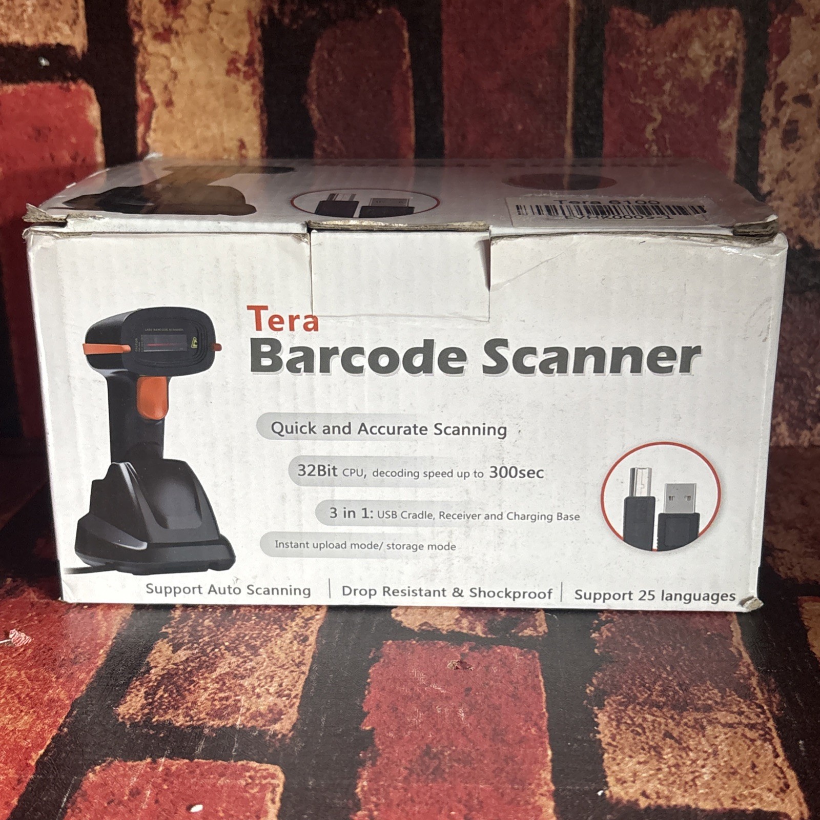 Tera D6100 Wireless Barcode Scanner 1D