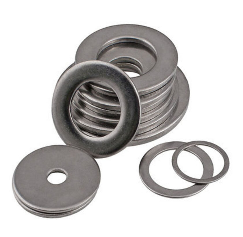 304 SS M1.6-M30 Large Flat Ring Ultra Thin plain Washers Flat washer