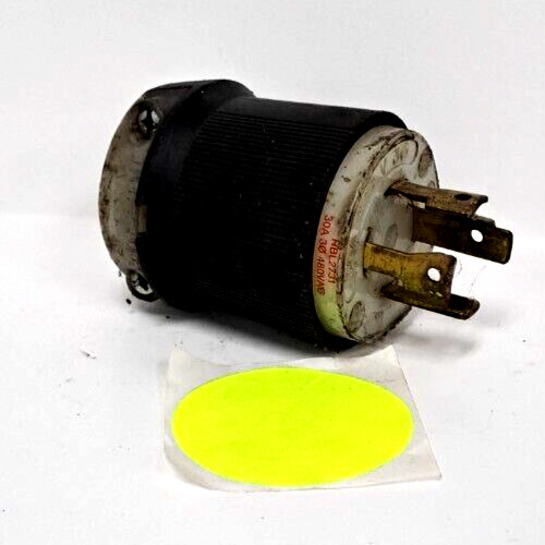 HUBBELL HBL2731 LOCKING PLUG 30A 480V AC MALE END