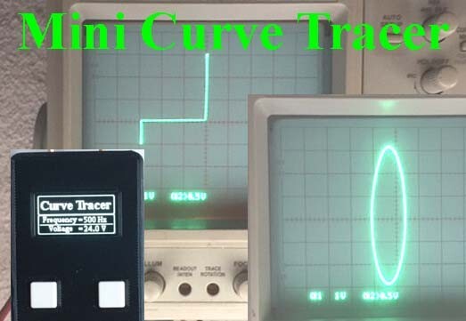 Mini Curve Tracer Tester. Test Semiconductors, Troubleshooting, Technicians Tool