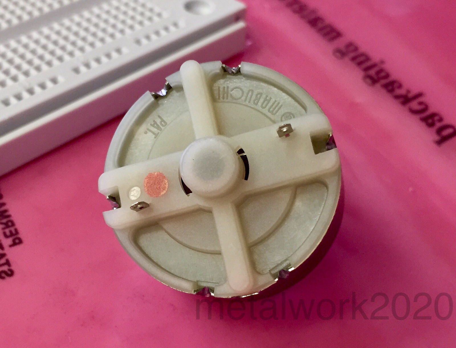 5pcs Mabuchi RF-500TB DC Motor, 5VDC (1.5V-9V), 2500-3100rpm, 120mA (540mA max)