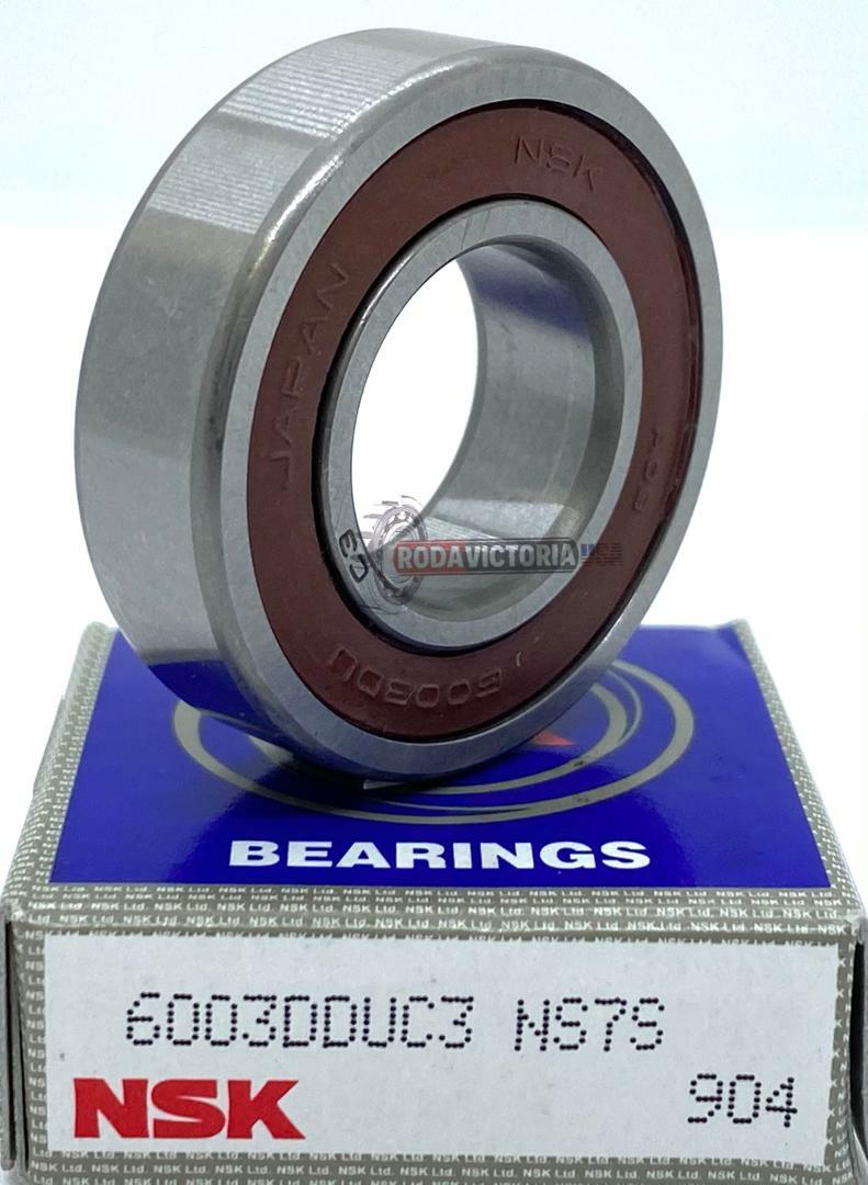NEW NSK 6003 DDU C3 DEEP GROOVE BALL BEARING RUBBER SEALED 17x35x10 mm 6003 2RS