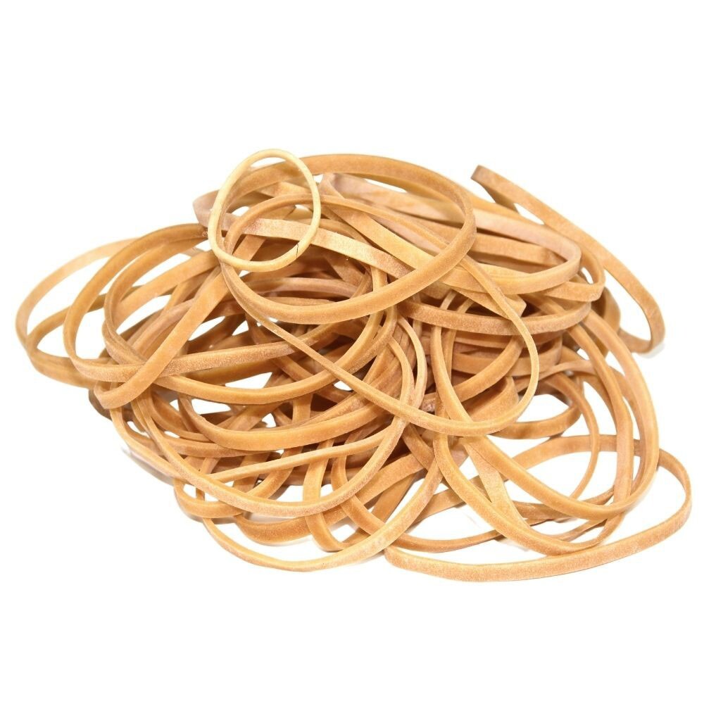 Plasticplace Rubber Bands, Size #33, Approx. 875 (3.5″ X 1/8″), 1 Lb, 16 Oz