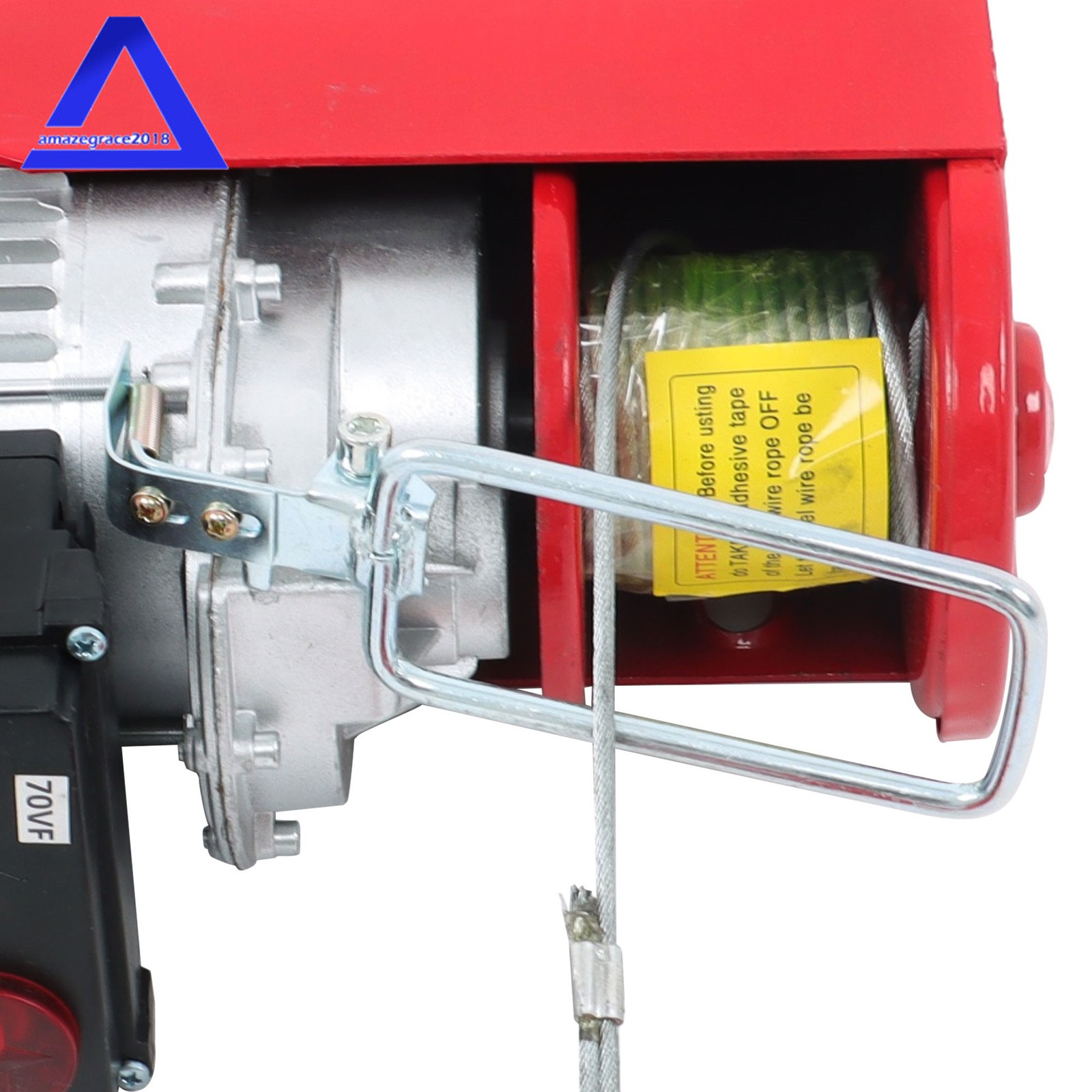 1320lbs Electric Hoist & Wireless Remote Control,110V 40ft/20ft Lifting Height