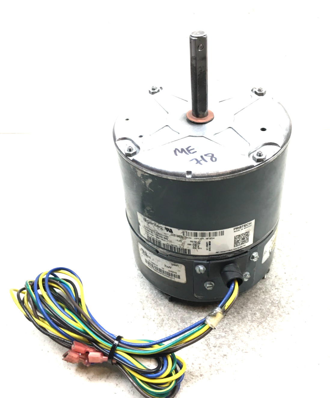 Genteq ECM142R GN01 5SME39HLHF054 Blower Motor 51-102728-19 CCWLE used #ME718