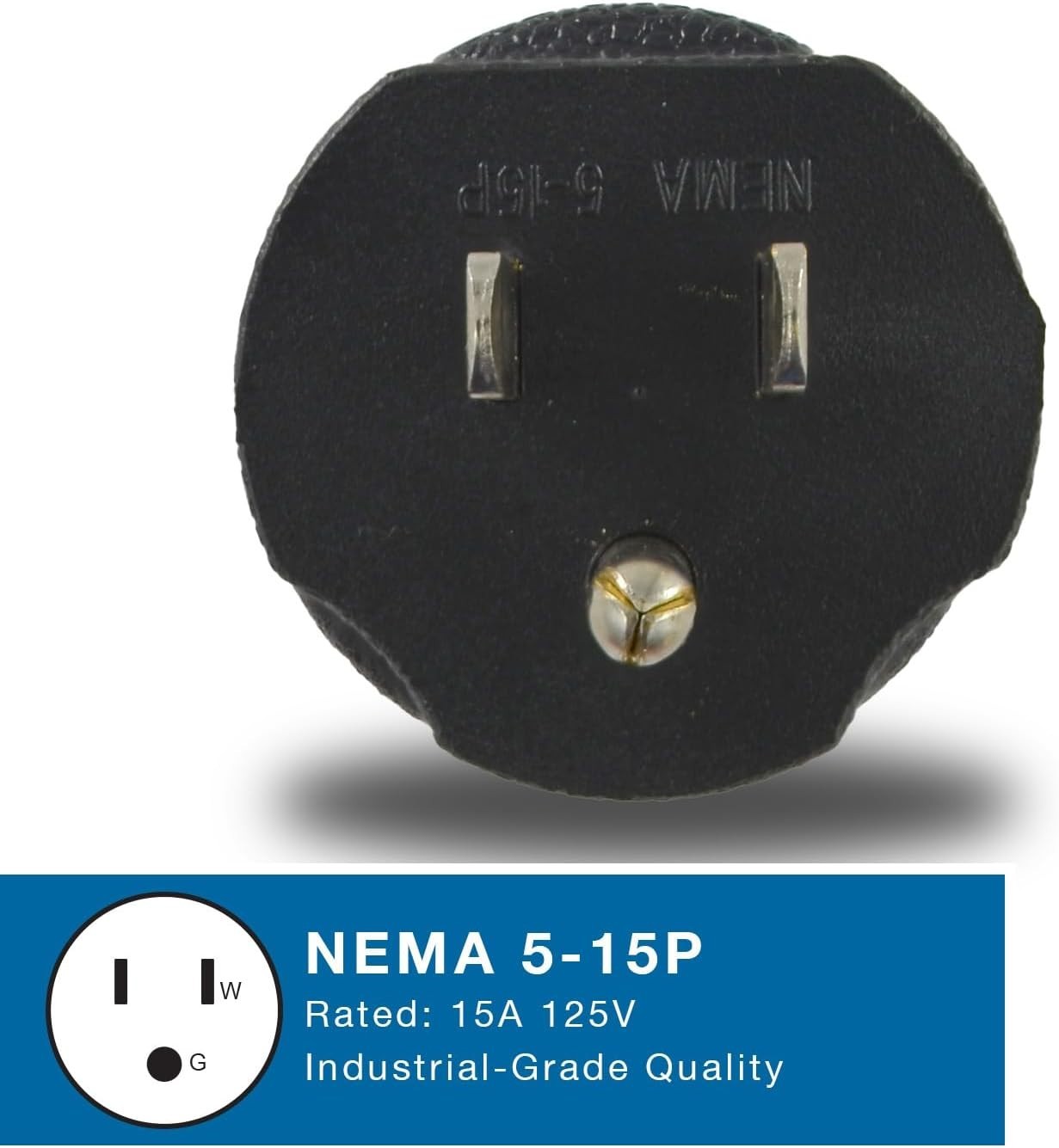Conntek 30129 15A to 15/20A Plug Adapter