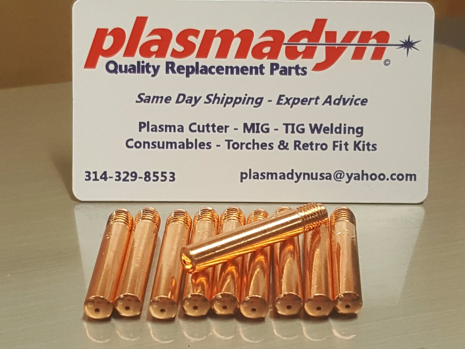 10pc 14-23L – TWECO MIG Tips KP14H-23, 1140-1100 fits KP2020-6 Magnum TWECO #2-4