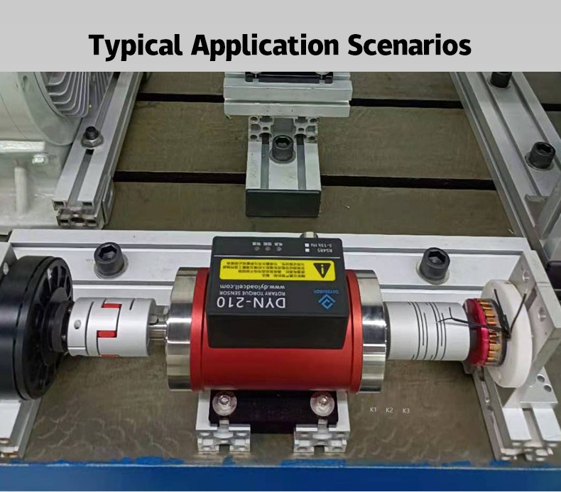 DAYSENSOR Dynamic Torque Sensor 2Nm-5000Nm Rotary Torque Sensor,0.5% FS Accuracy