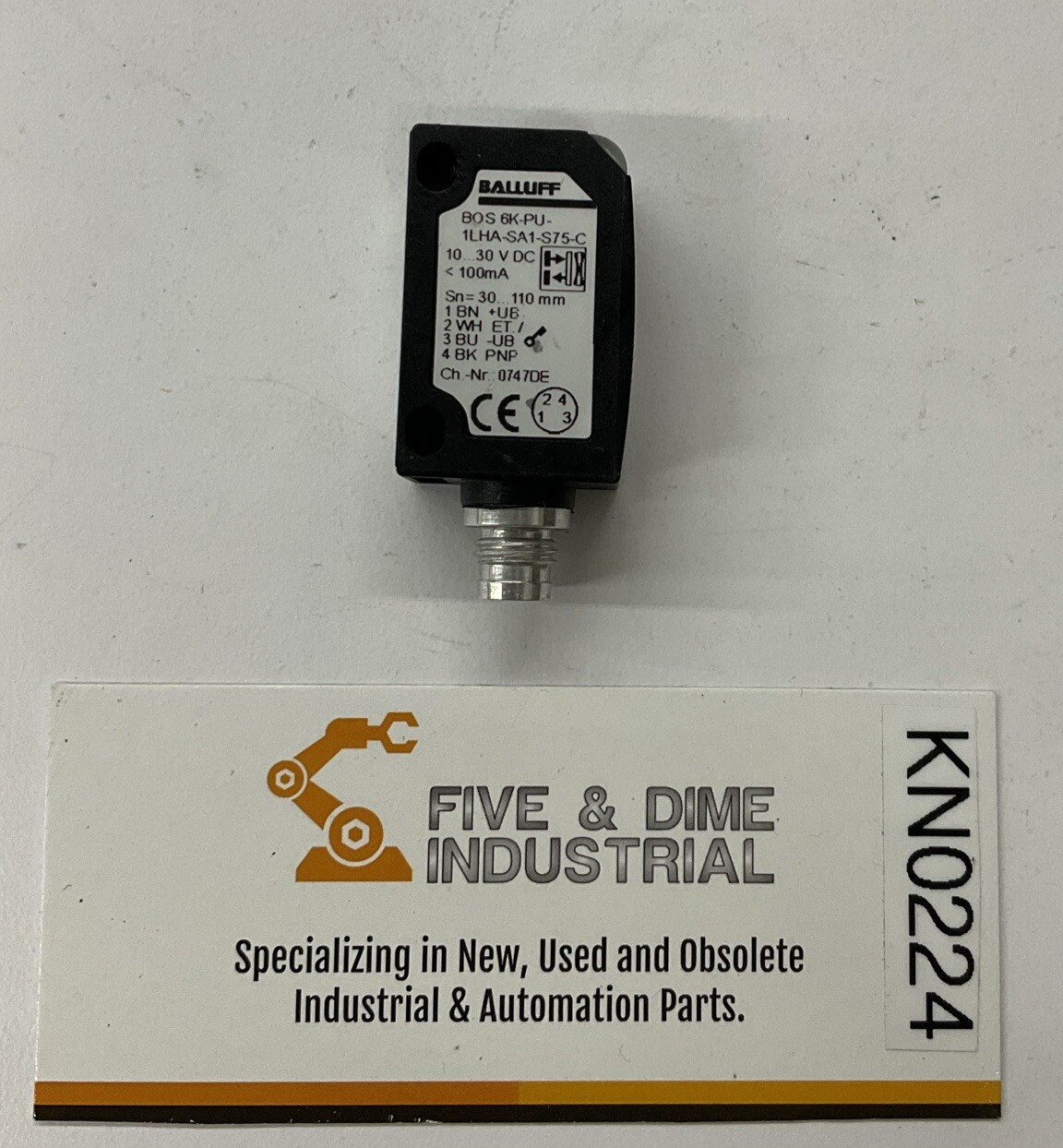 Balluff BOS6K-PU-1LHA-SA1-S75-C Diffuse Sensor 10-30-VDC (BL277)