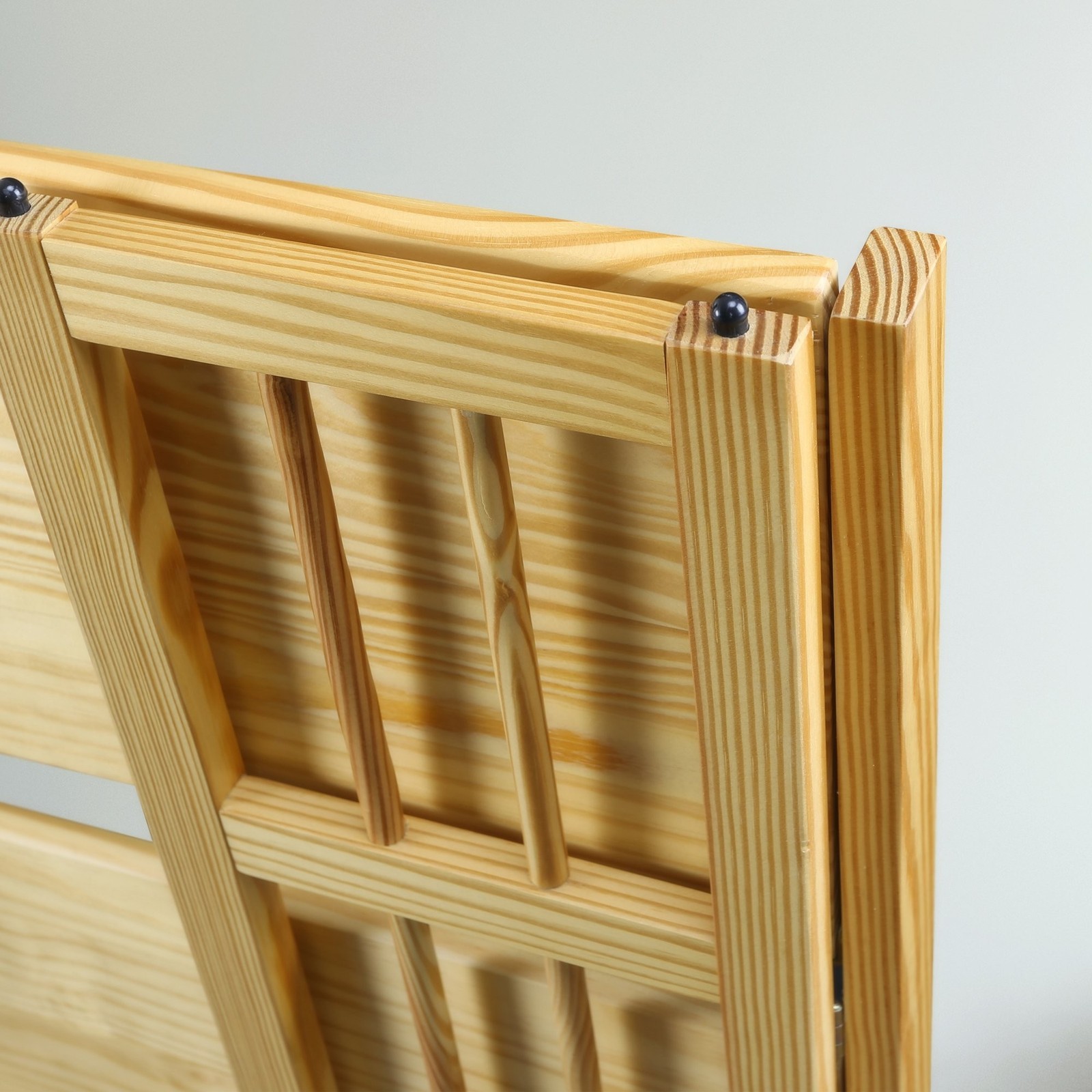 Casual Home 3-Shelf 27.5″ Wide Folding Stackable Bookcase, Natural (New)