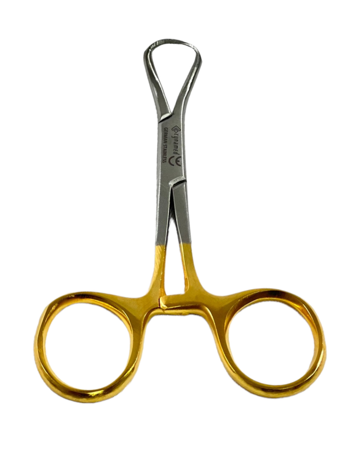 5 Pack – (Gold Handle) Backhaus Towel Clamp Forceps 3.5″ – German Stainless FCPS