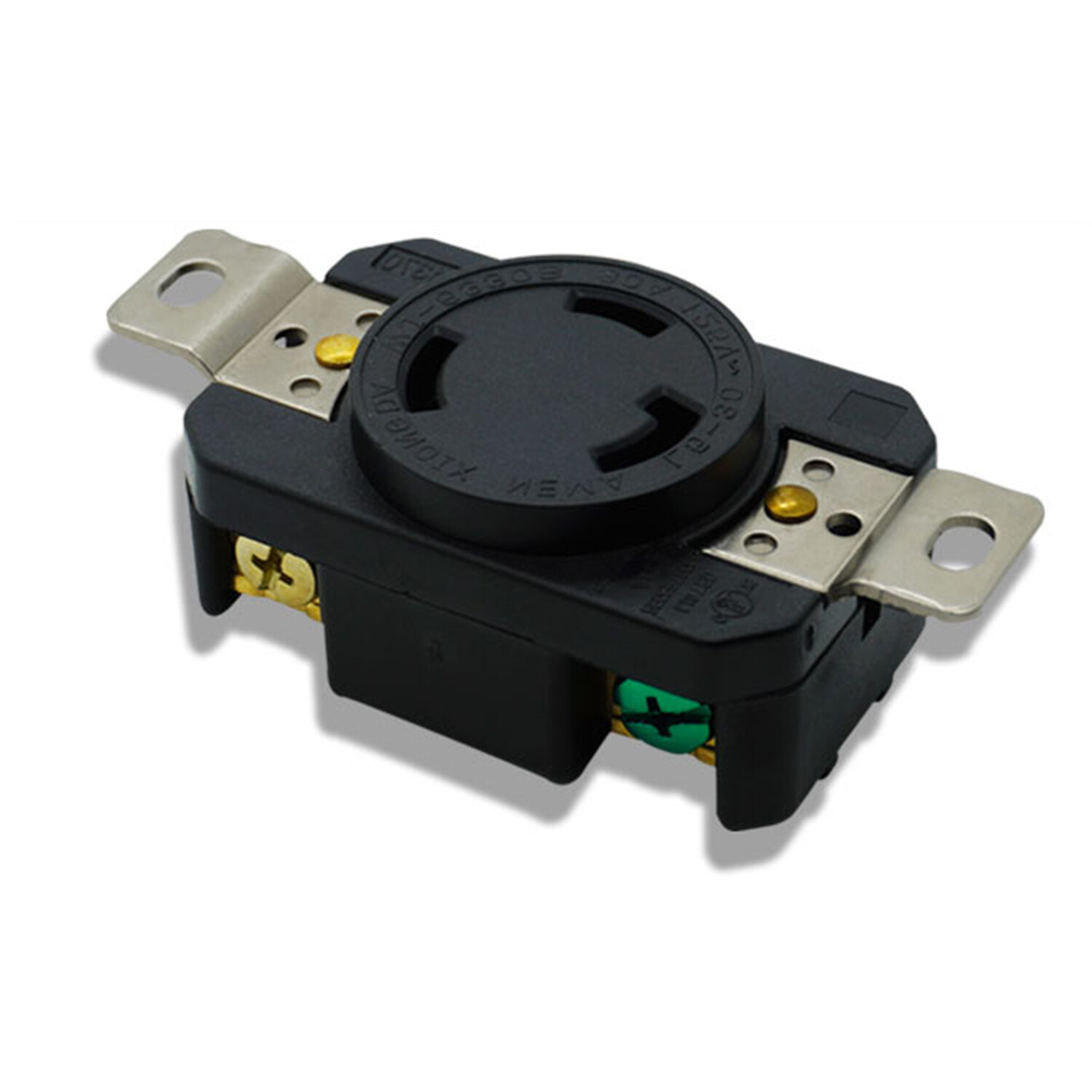NEMA L5-30R Female Twist Lock 30A 125V 3 Wire Locking Receptacle L530R L5-30