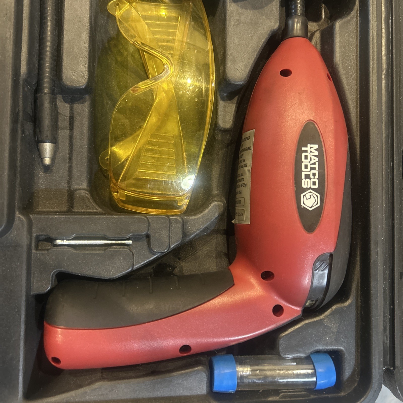 Matco AC55100 Electronic A/C Refrigerant Leak Detector Kit w/Fluke RLD2 UV Light