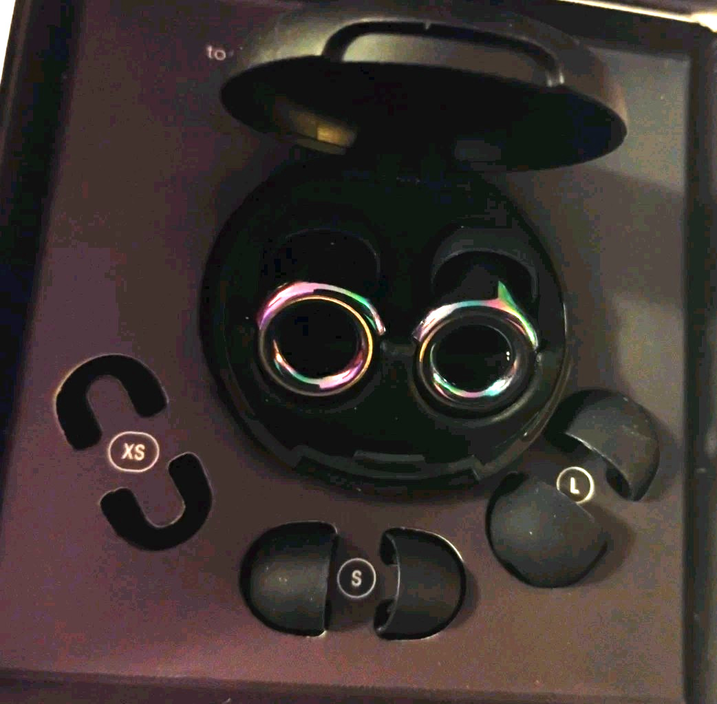 Loop Experience Tomorrowland Earplugs Holographic Black OPEN BOX MISSING EAR TIP