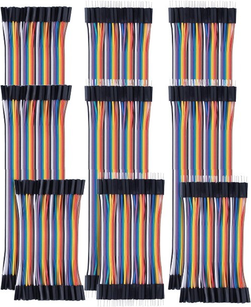 Breadboard Jumper Wires Kit 360pcs 10cm 20cm 30cm Male Female Male Male Female