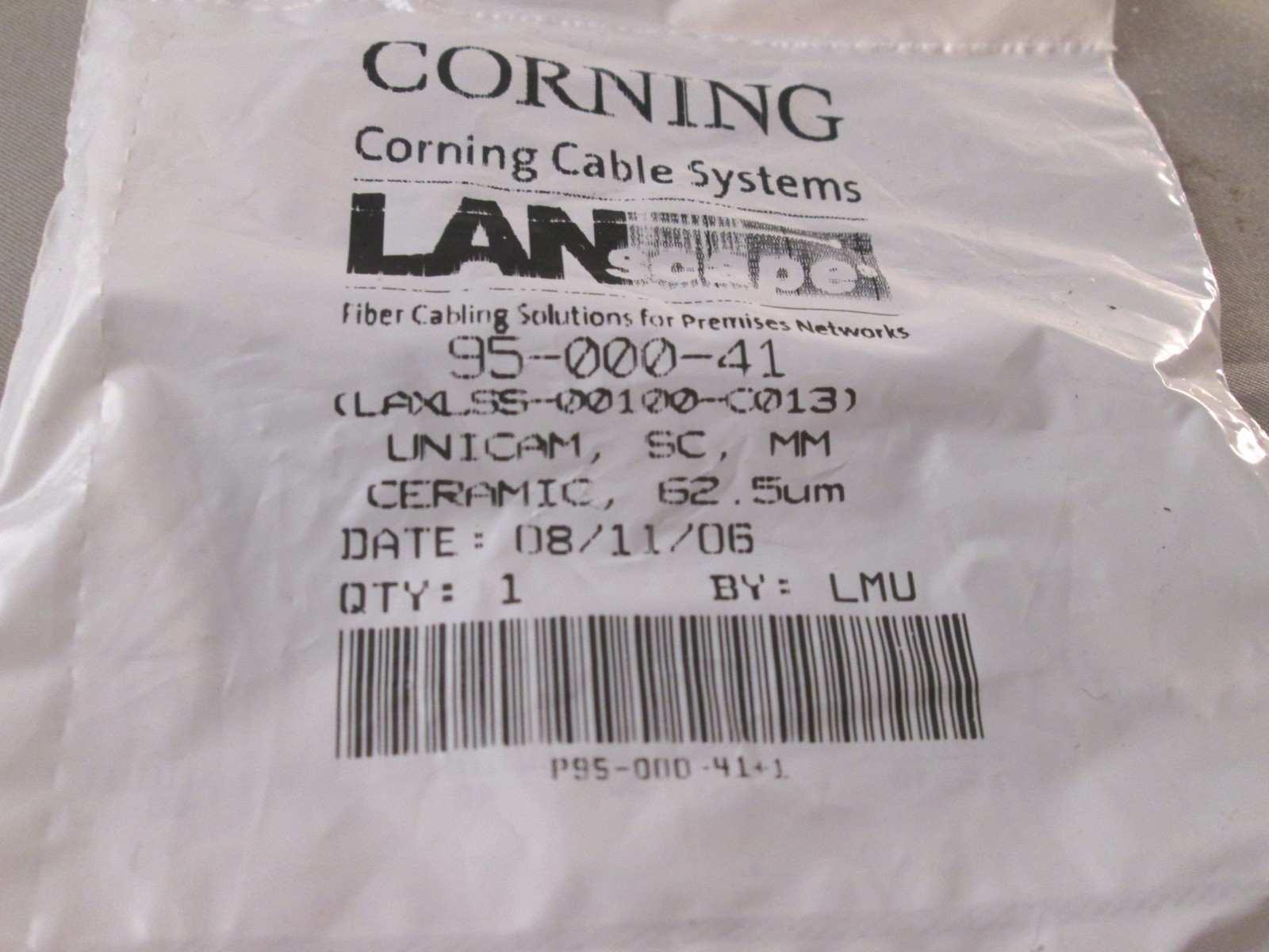 Corning TKT-UNICAM-CTS Fiber UniCam Optic Termination Toolkit used good cond