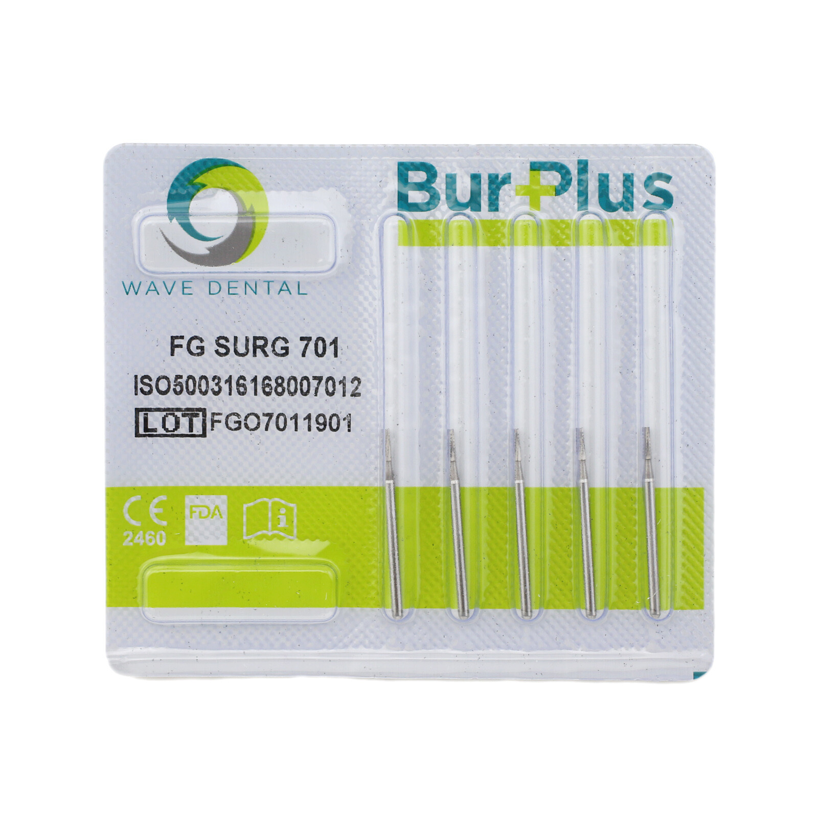 WAVE Dental Carbide Surgical Burs 557L 701 FG SL Bur 25mm FGOS High Speed Burr