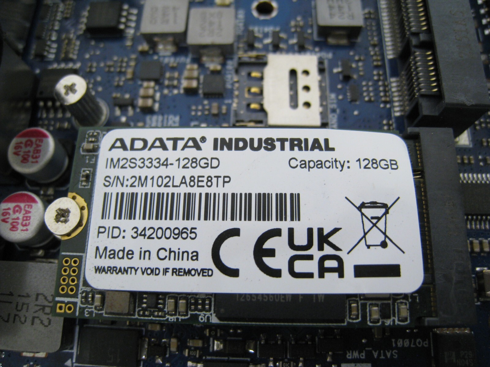 ASUS E394S-IM-AA Intel Atom CPU 128GB SSD 8GB Ram 3.5″ SBC Single Board Computer
