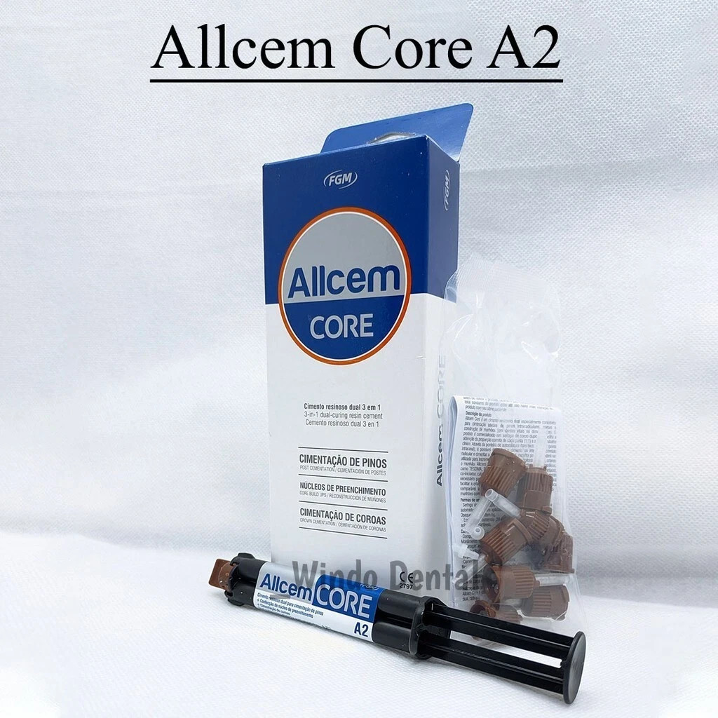 FGM Allcem Core Dual Curing Resin Cement for Core Build Up 3-in-1 Product A2