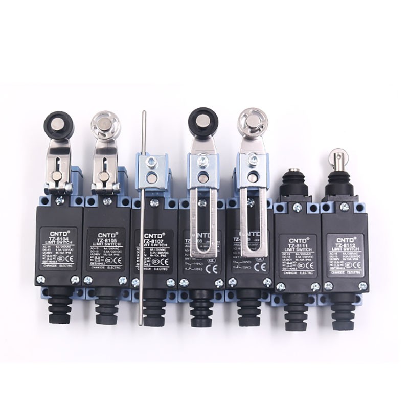 TZ-8 IP65 Limit Switch Actuator Adjustable: Roller Arm Rod Spring Coil Button