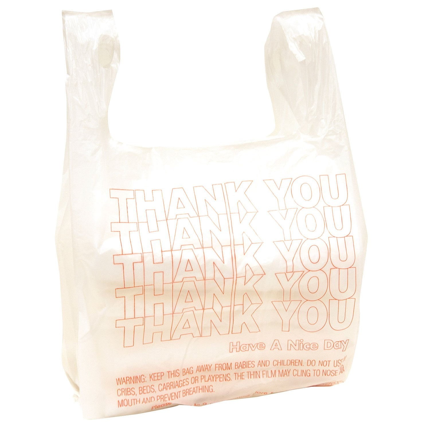 2 PACKS- Small T-Shirt Carry-Out Bags, 7″ x 5″ x 15″ (2000 ct.)