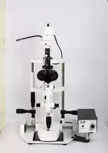 2 STEP Manual Non Portable Slit Lamp Haag Streit type In Metal Plate Base