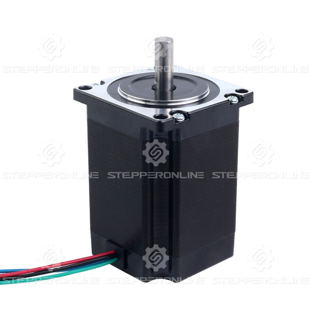 STEPPERONLINE Nema 23 Stepper Motor 1.9Nm(269oz.in) 2.8A 76.5mm Φ8mm Shaft CNC