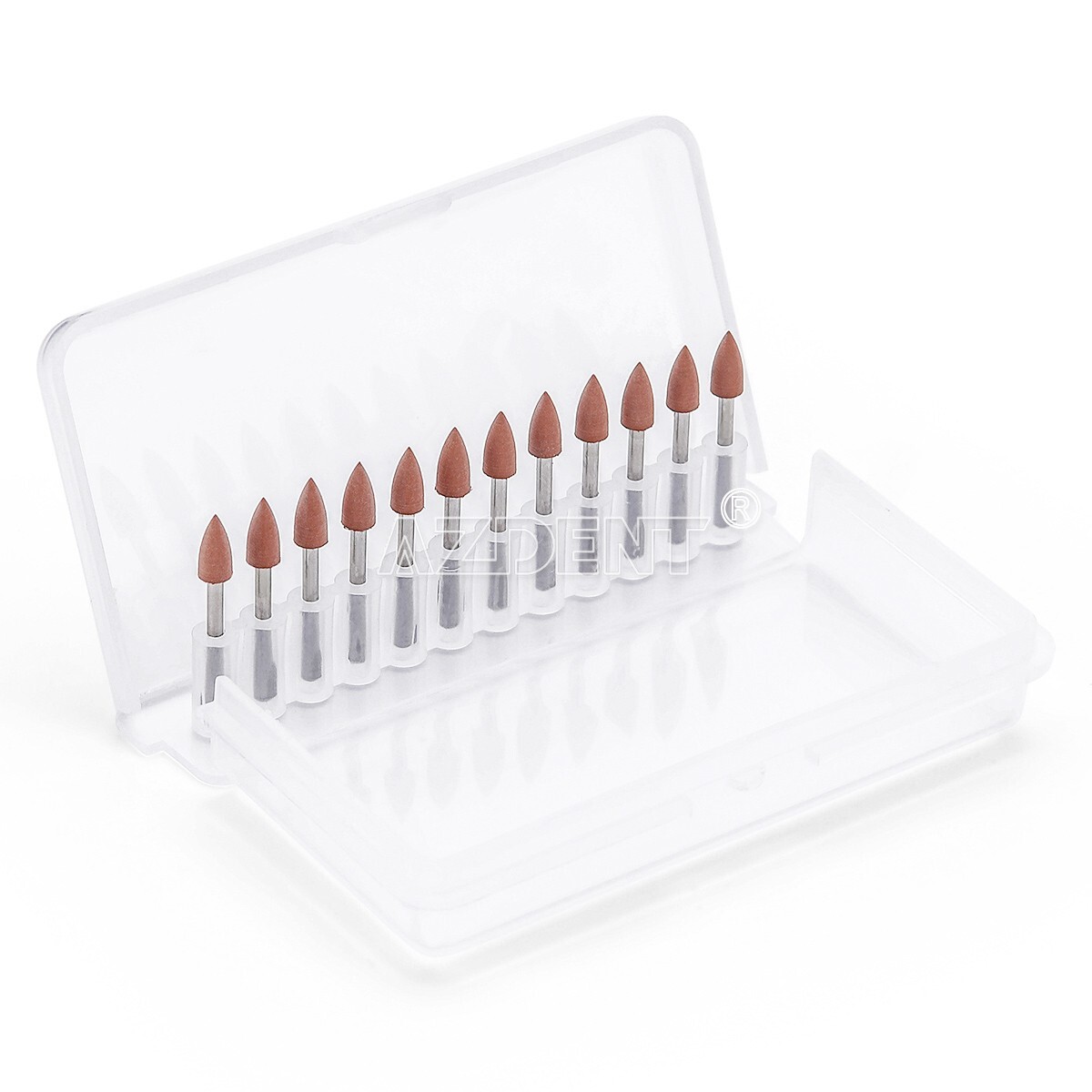 AZDENT Dental 0413 Brownie Polishers Friction Grip FG Mini Points 12pcs /Box