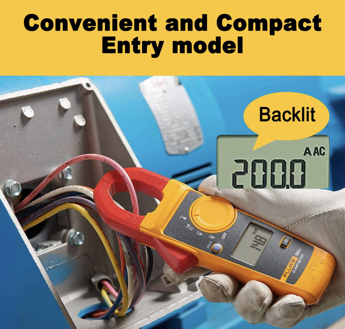FLUKE AC400A Clamp Meter FLUKE-302+ Japan