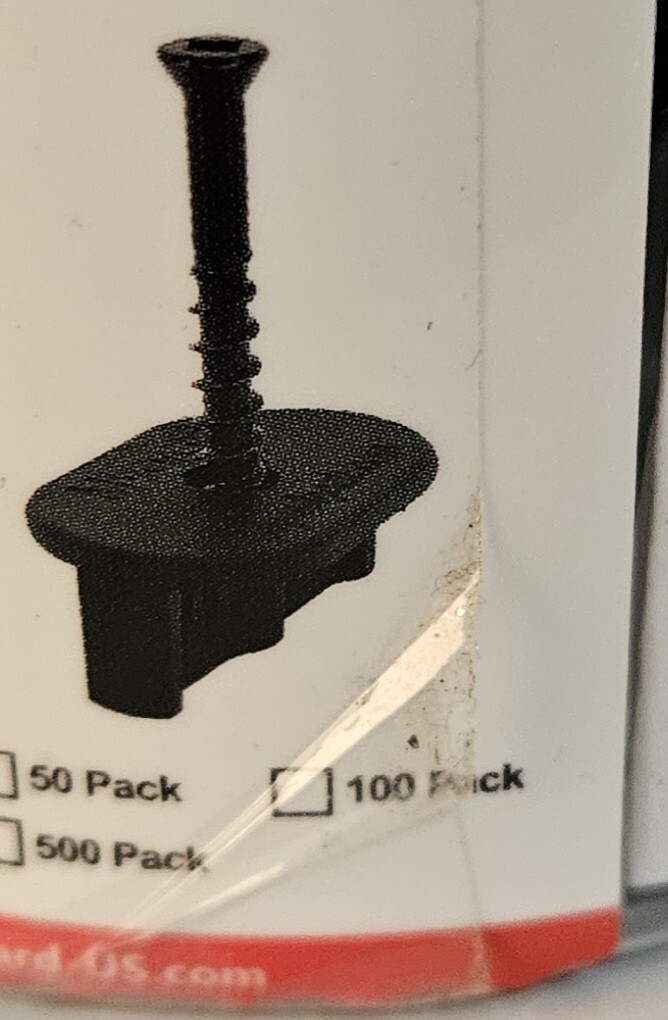 Myard Universal Hidden Deck Fastener Clips for Grooved Edges 50 ct