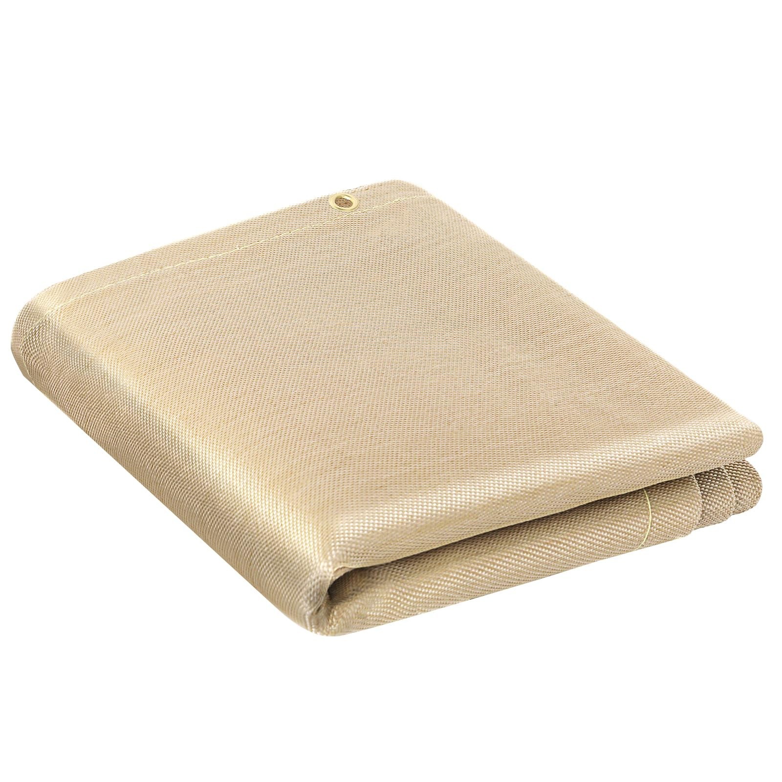6x8FT Welding Blanket Fireproof 850GSM Thickened for Welders Retardant Fabric US