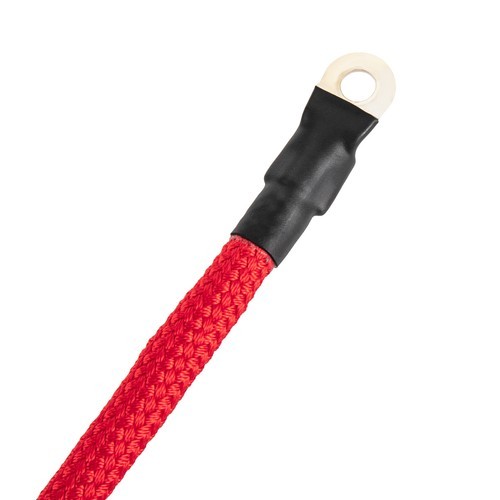 3/8″ x 100ft Synthetic Winch Rope with Hook – 23,809 lbs Breaking Strength