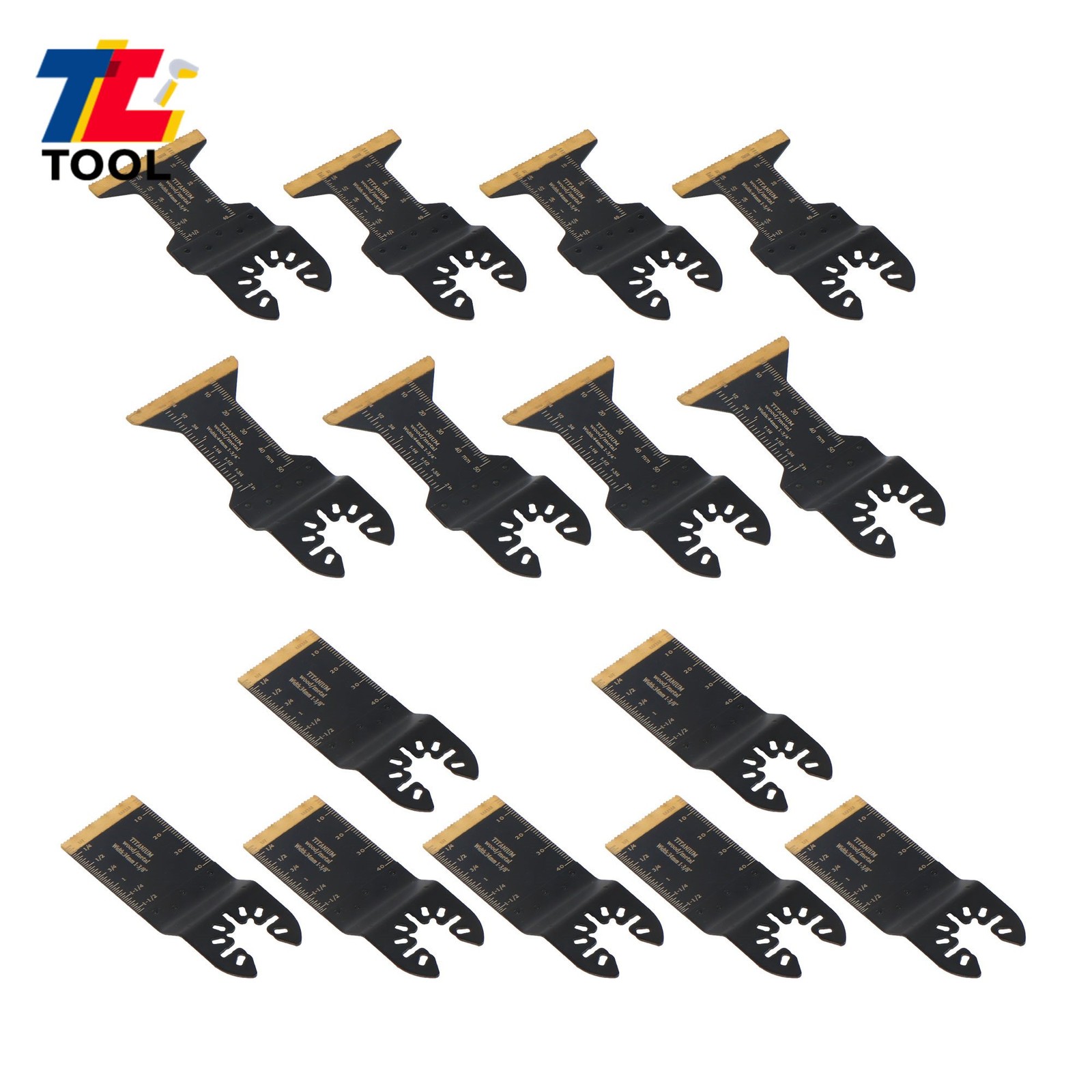 15 Pcs Multi Tool Blades Kit Metal Cutting Oscillating Saw Blades for Soft Metal