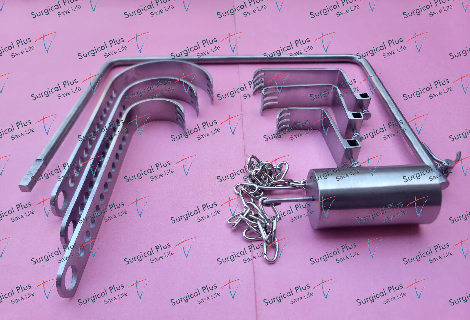 Initial Charnley Incision Retractor Extended Complete Set Hip Surgery Orthopedic