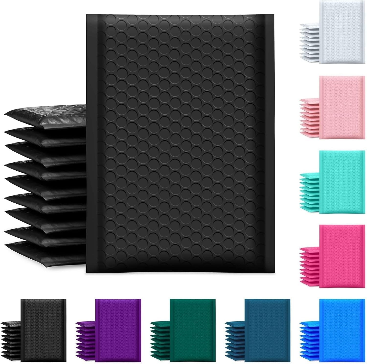 Black Bubble Mailers for Shipping 6×10 Inch 100 Pack