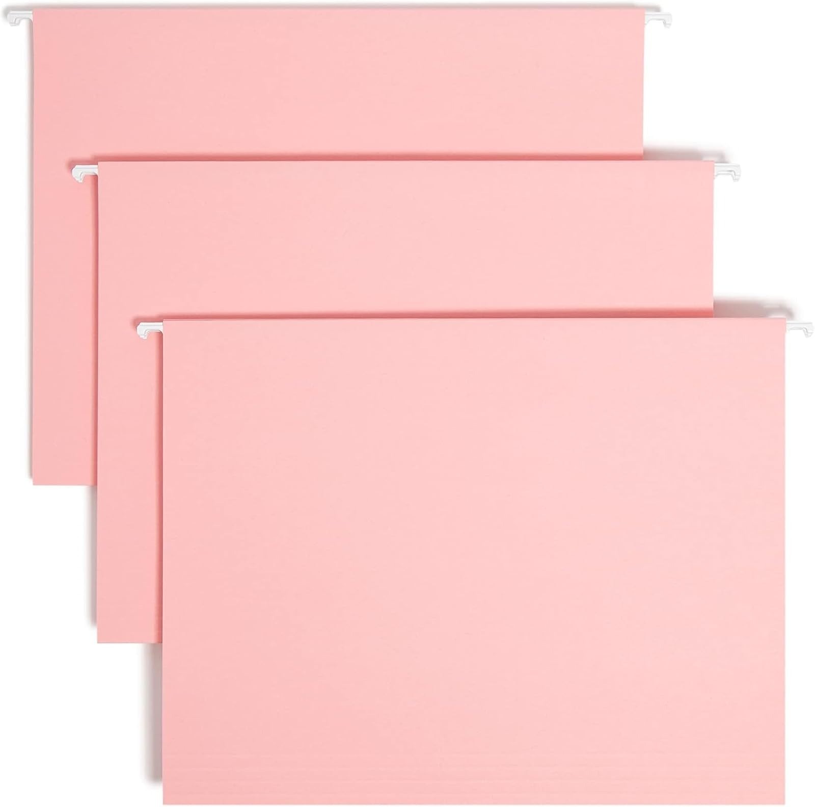 SMEAD Standard Hanging File Folders, 25 Count, Assorted Colors, 1/5-Cut