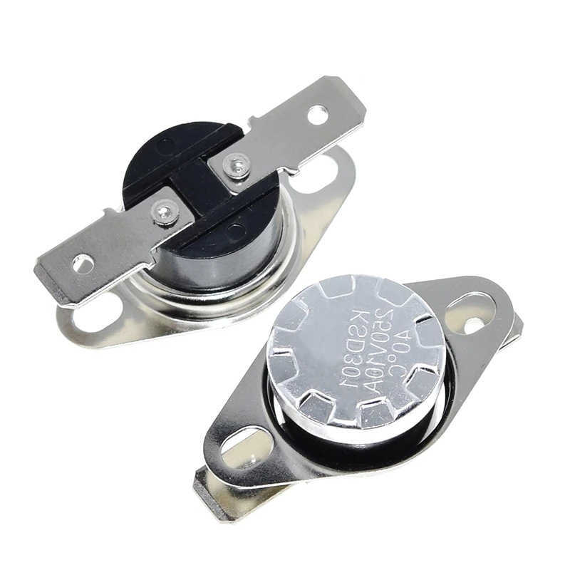 Temperature Control Switch KSD301 302 40-190℃ Normally Open / Close 250V 10A 16A