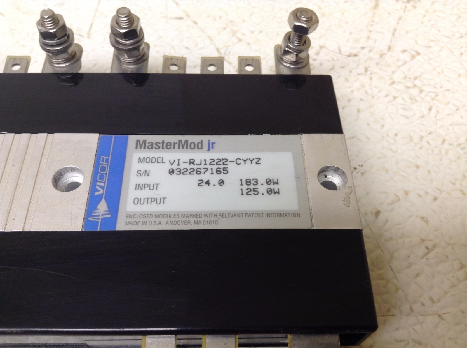 Vicor VI-RJ1222-CYYZ MasterMod JR 24 V 183 W VIRJ1222CYYZ (TB)