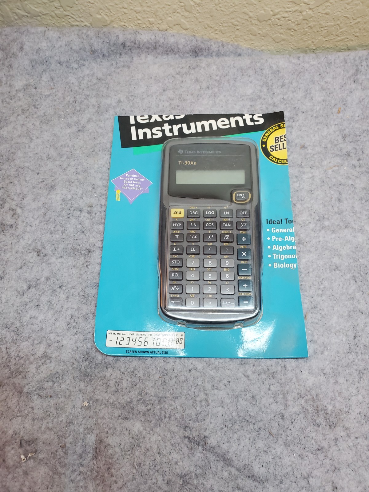 Texas Instruments TI-30Xa Scientific Calculator Tested Working w/ Cover