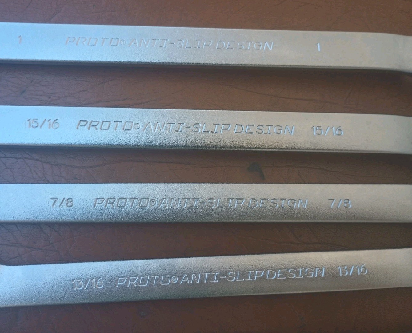 Proto 10pc Anti-Slip Design 6 Point Combination Wrench Set SAE 7/16″ to 1″ USA
