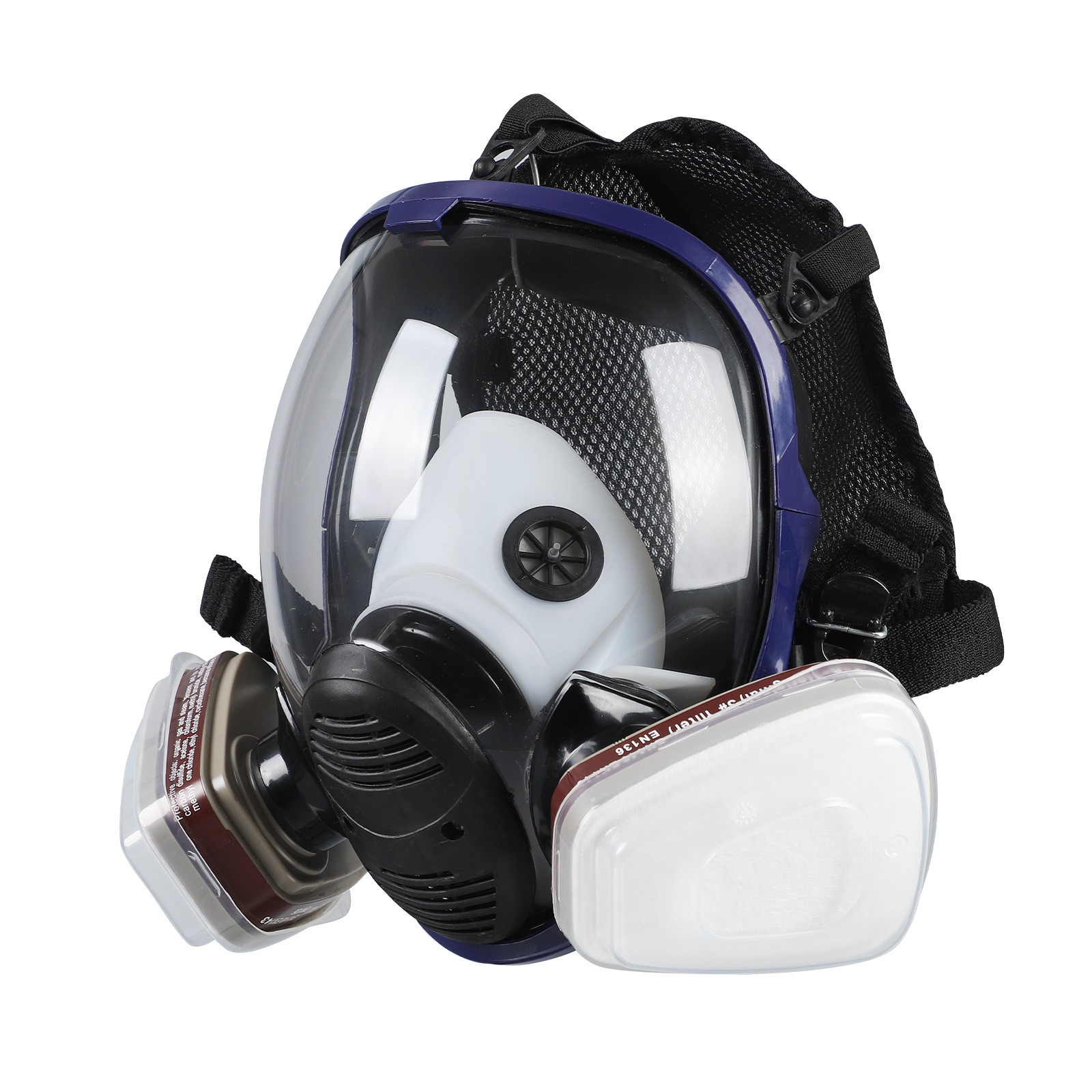Facepiece Reusable Respirator 15 in 1 Full Face Gas Mask For Painting Spraying