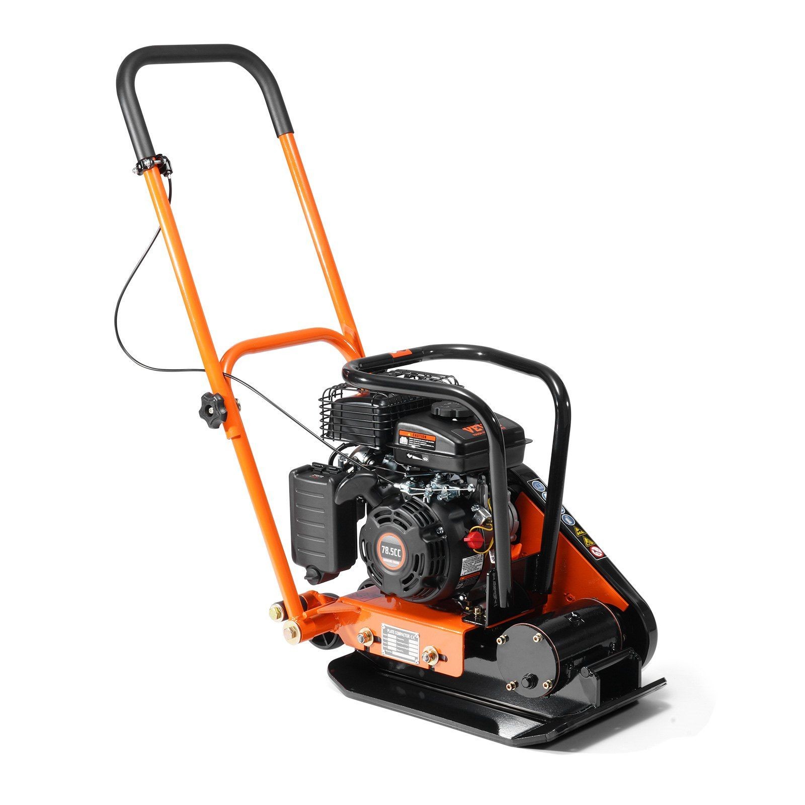 Gas Engine 2.8HP 78.5CC Plate Compactor 5250VPM 18.7×11.8in