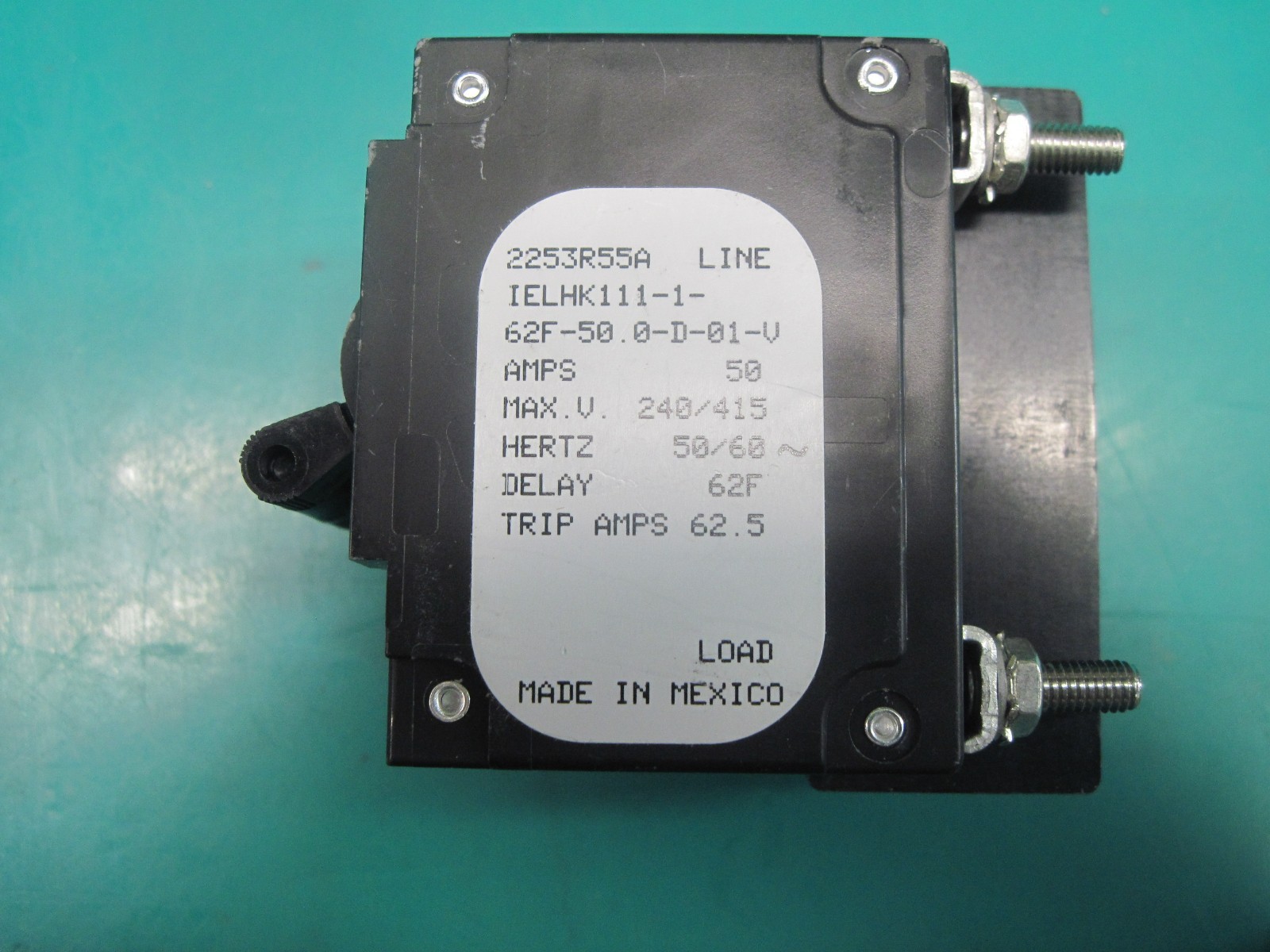 IELHK111-1-62F-50.0-D-01-V AIR PAX 3 POLE CIRCUIT BREAKER
