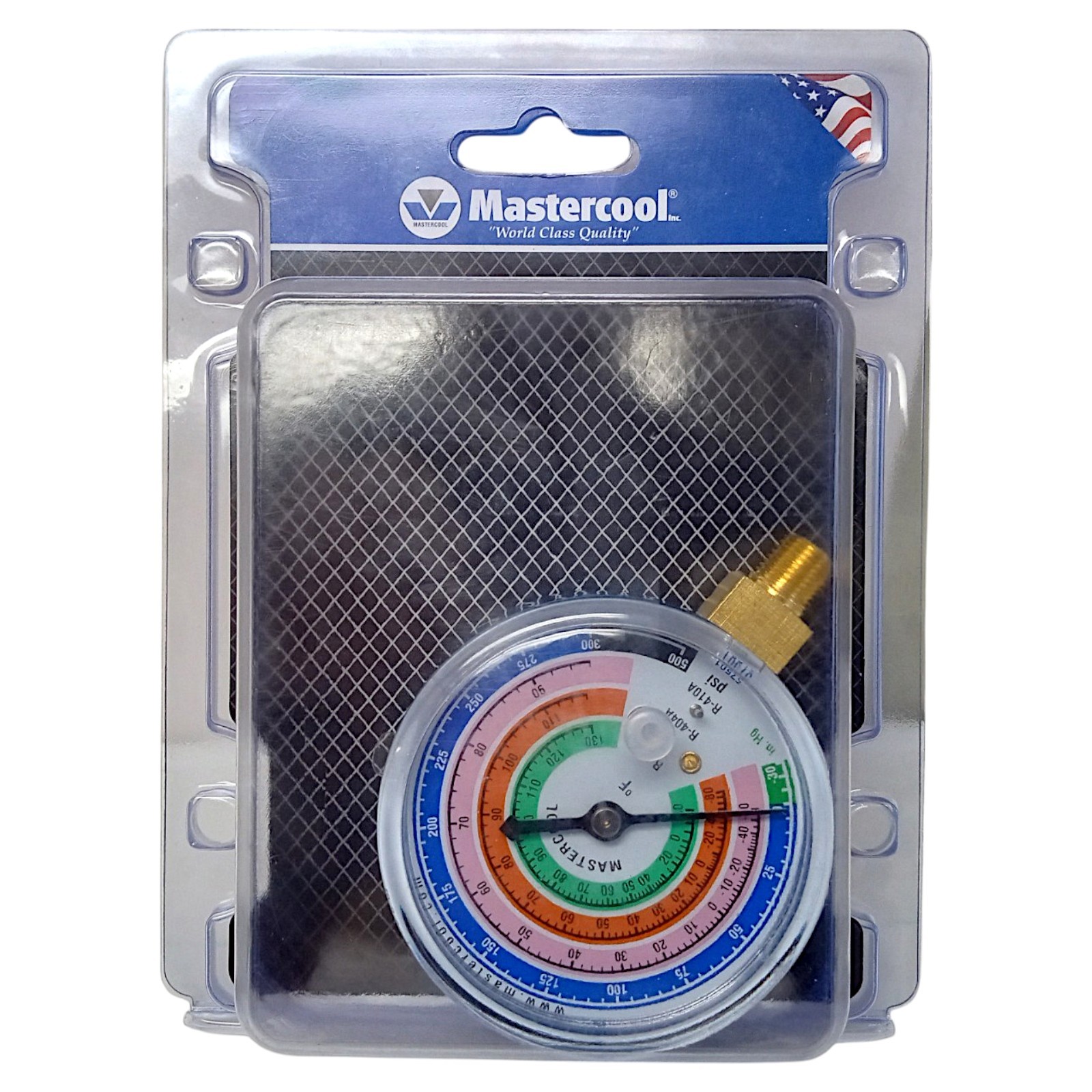 Mastercool 57501 HVAC Refrigeration Manifold Low Side Gauge R410A R404A R22